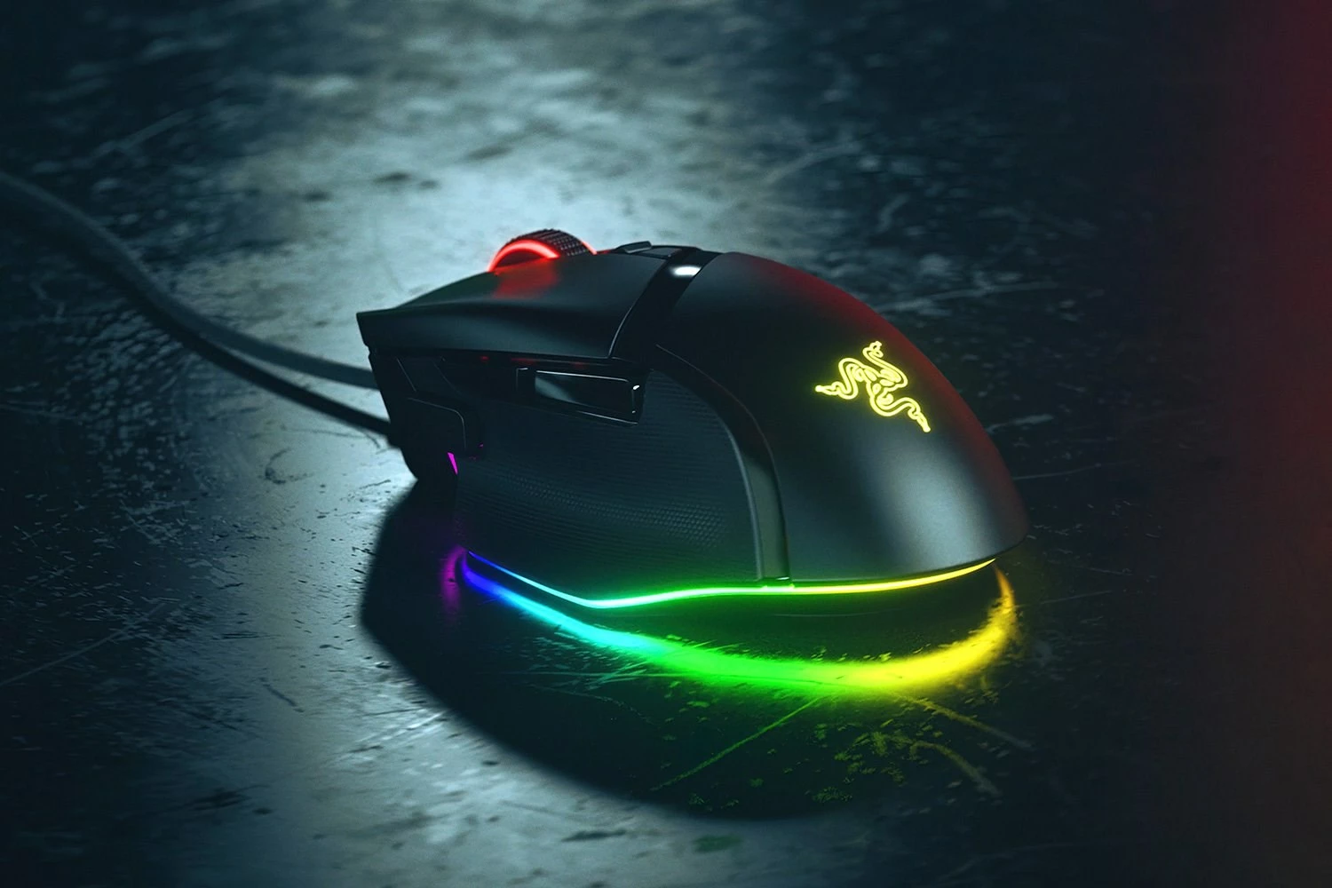 Maus Razer Basilisk V3 26000 DPI USB Type-A për të djathtën, i zi RGB