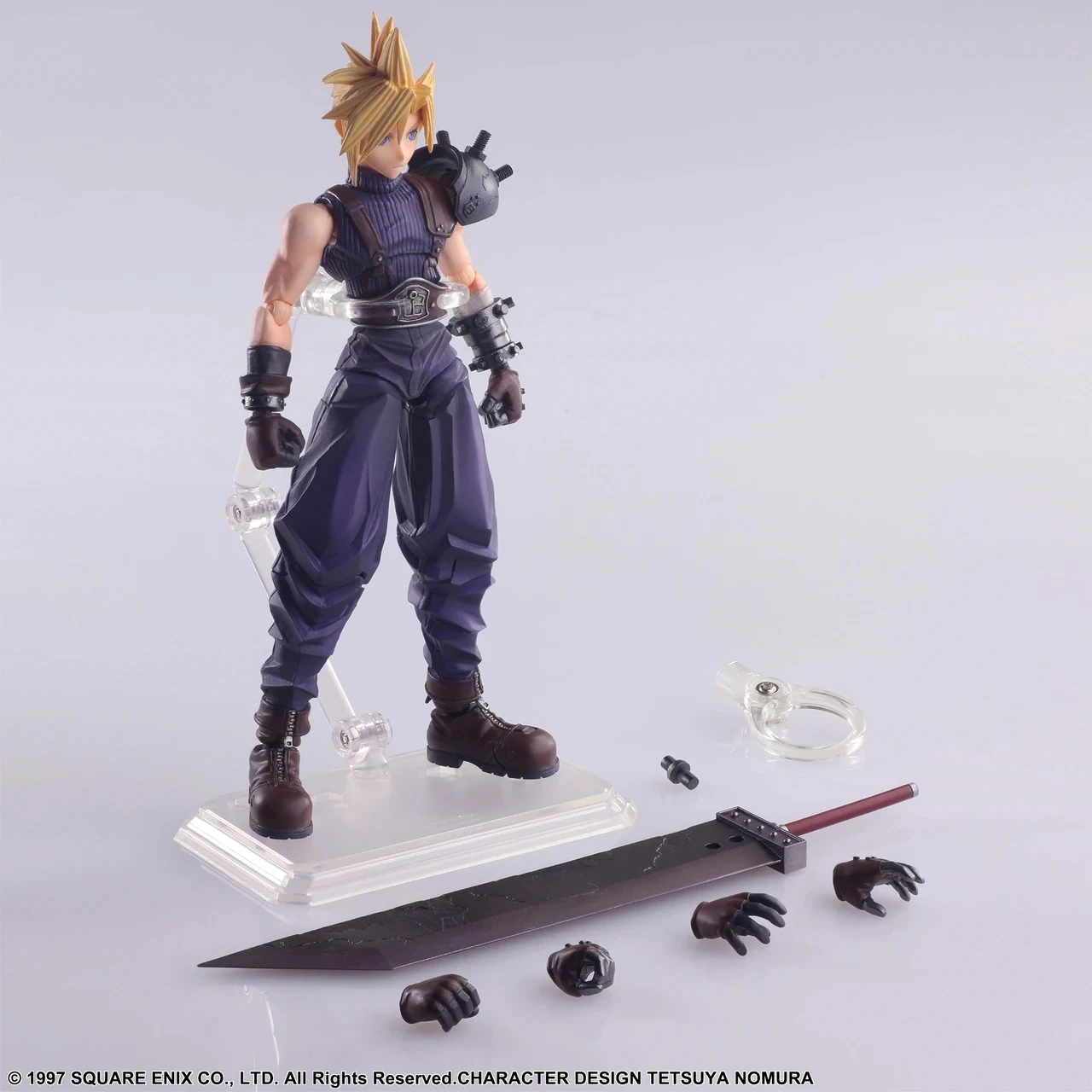 Figurinë aksion koleksionuese Square Enix Bring Arts Cloud Strife Final Fantasy VII Digital Plus Edition 15.2 cm