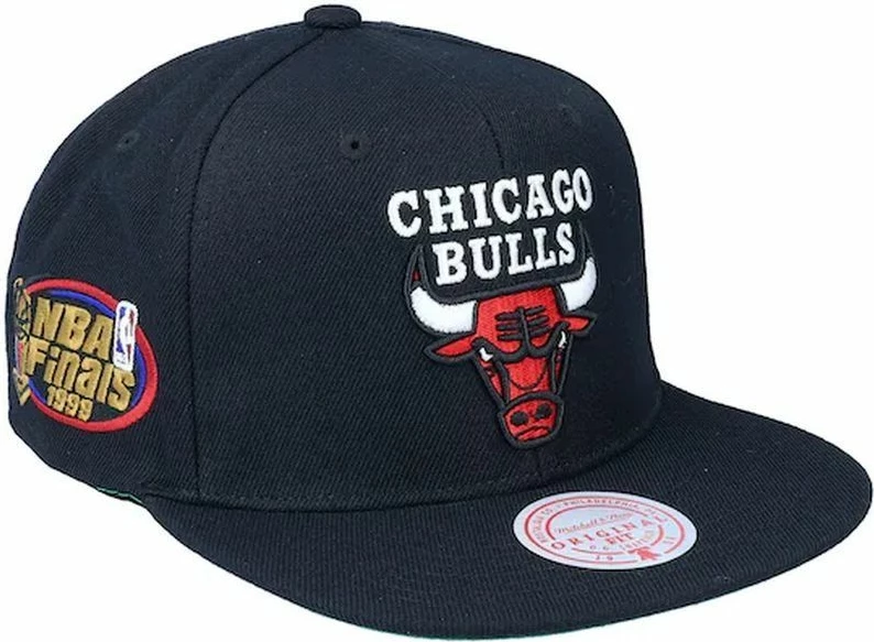 Kapelë Mitchell & Ness Chicago Bulls, unisex, e zezë