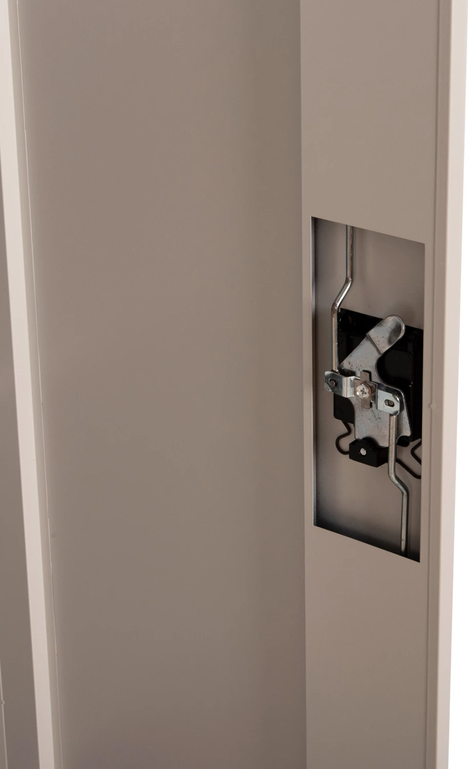 Dollap metalik DURON FH5959.11 2-dyer me 5 hapësira ruajtjeje ngjyrë gri e lehtë 90x40x180H cm