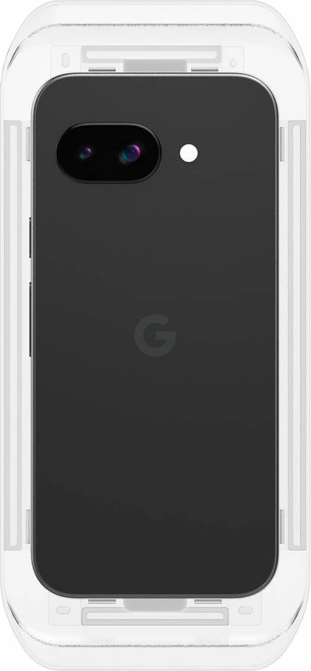 Mbrojtës ekrani Spigen Glas.TR EZ Fit për Google Pixel 9A, 2 copë, Transparent