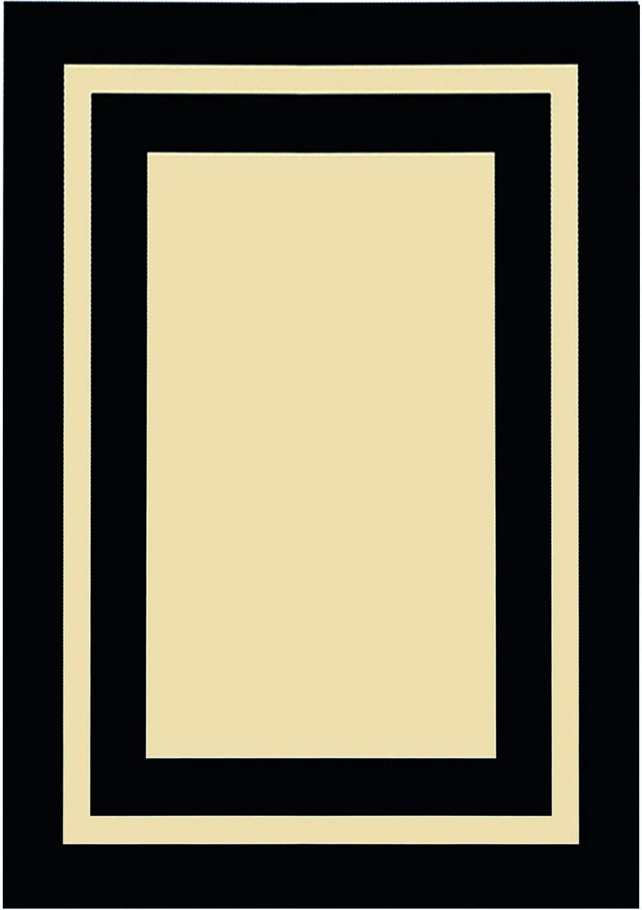 Qilim (160 x 230) Conceptum Hypnose, kornizë e zezë