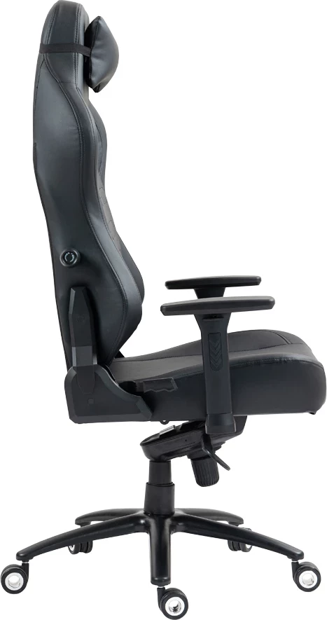 Karrige zyre/gaming UVI Elegant Business UVI8000, rregullim 90°-180°, mbështetje mesi e rregullueshme, PU lëkurë, e zezë, me jastëk koke
