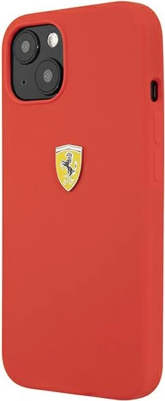 Mbështjellës Ferrari FESSIHCP13SRE për iPhone 13 mini 5.4", silikon, kuq