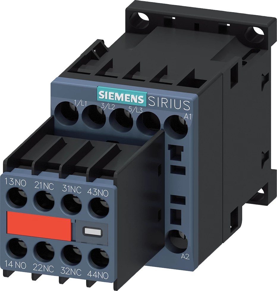 Kontaktor Siemens 3RT2016-1AP04-3MA0 – 9A, 4kW, 3 pol, 220V AC, 2NO+2NC