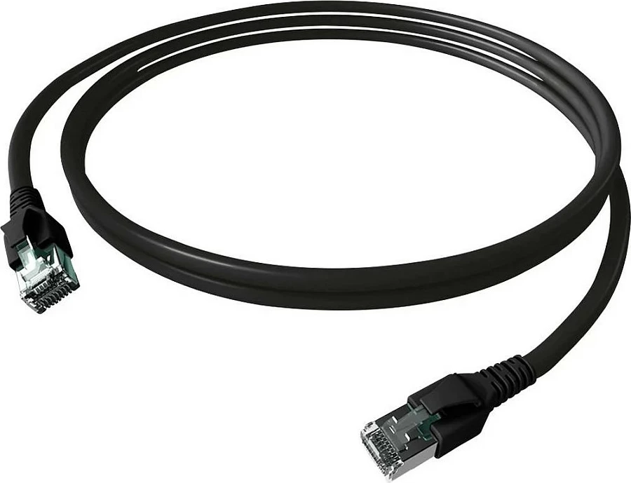 Kabllo rrjeti Easylan FlexBoot, Cat6a S/FTP, 2m, RJ45, PoE++, e zezë