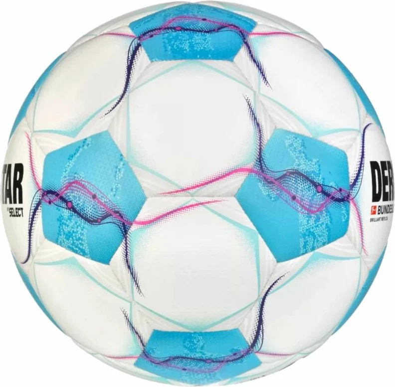 Top futbolli Select, për femra e meshkuj, të bardhë e blu [Madhësia: 4]