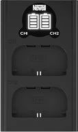 Ngarkues baterie për kamerë Newell DL-USB-C + bateri LP-E6 2000 mAh, set