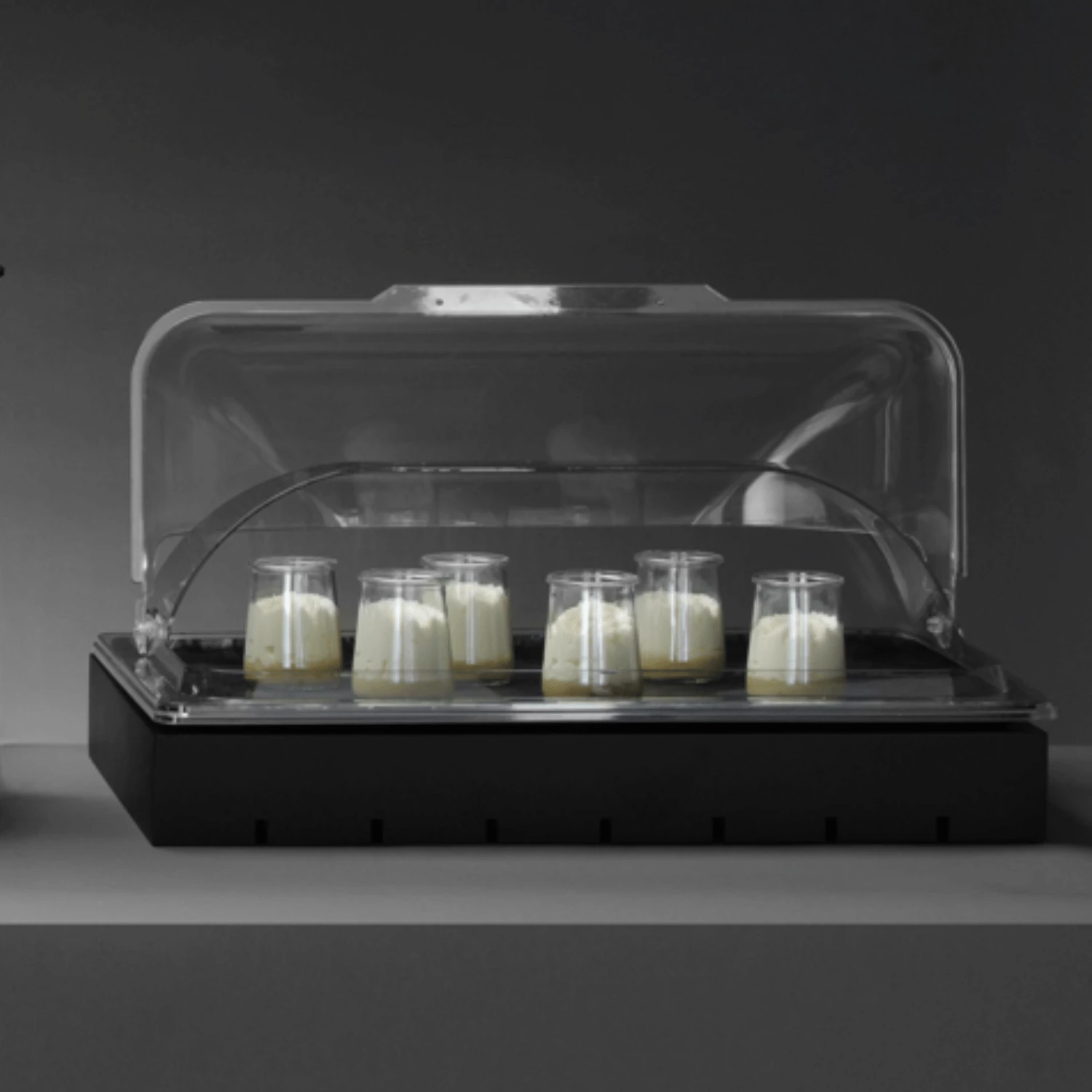 Kapak roll-top buffet Fine Dine GN 1/1 535x330x135mm polikarbonat transparent