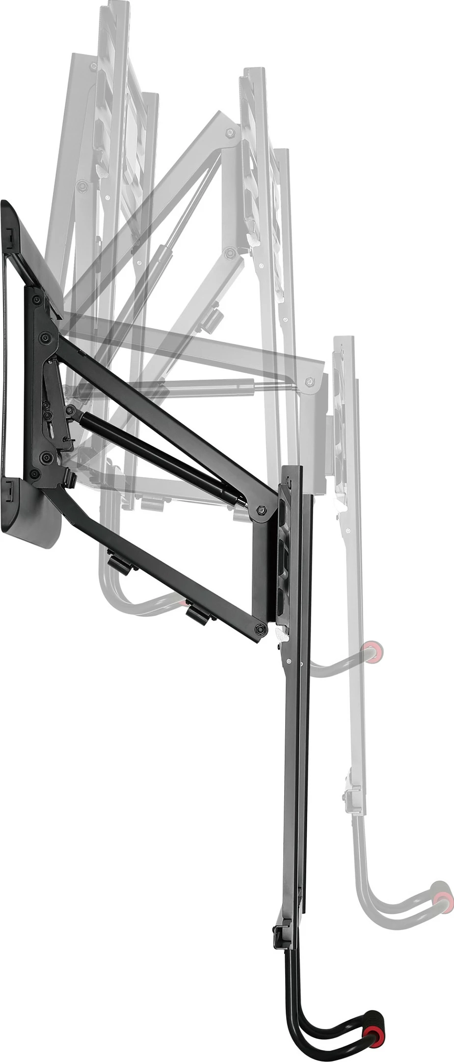 Mbajtëse muri për TV EQUIP Pull-Down 4-Gelenke, 43"-70", VESA 600x400, deri 35 kg, e zezë