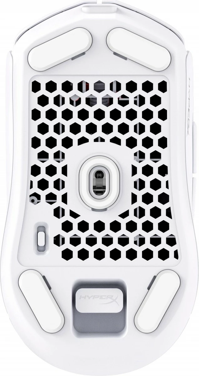 Maus gaming wireless HyperX Pulsefire Haste 2 Mini 26K DPI RGB 59 g, i bardhë, set me receiver USB + kabllo USB-C