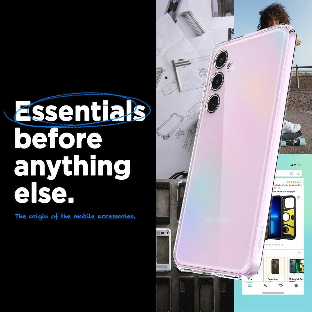 Mbështjellës Spigen Ultra Hybrid për Samsung Galaxy A35 5G, Transparent