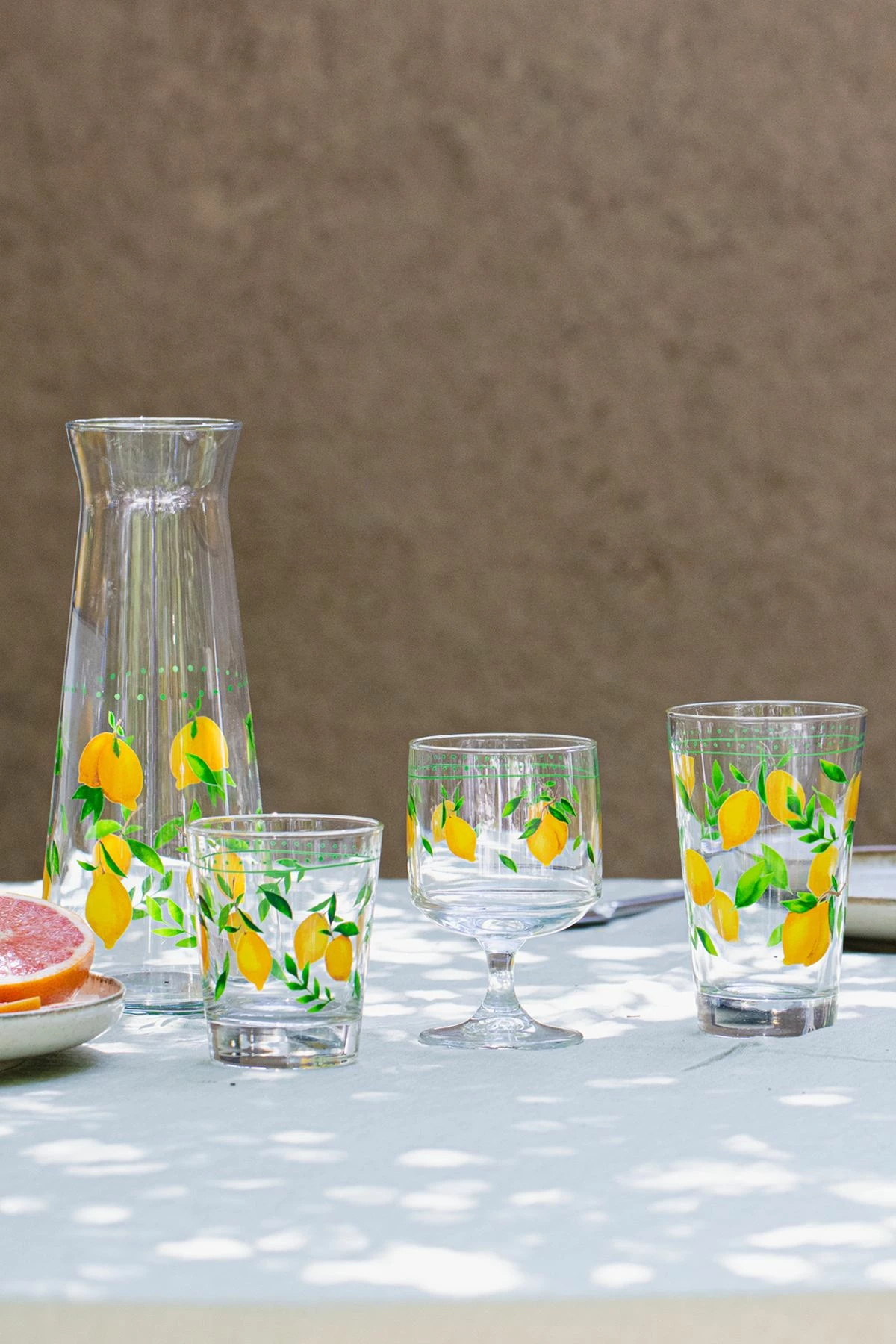 Set gotash prej qelqi (4 copë), Hermia Concept, Bodrum 395