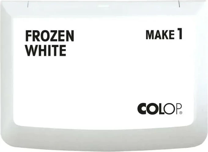 Jastëk stampimi COLOP MAKE1, Frozen White, 90x50mm