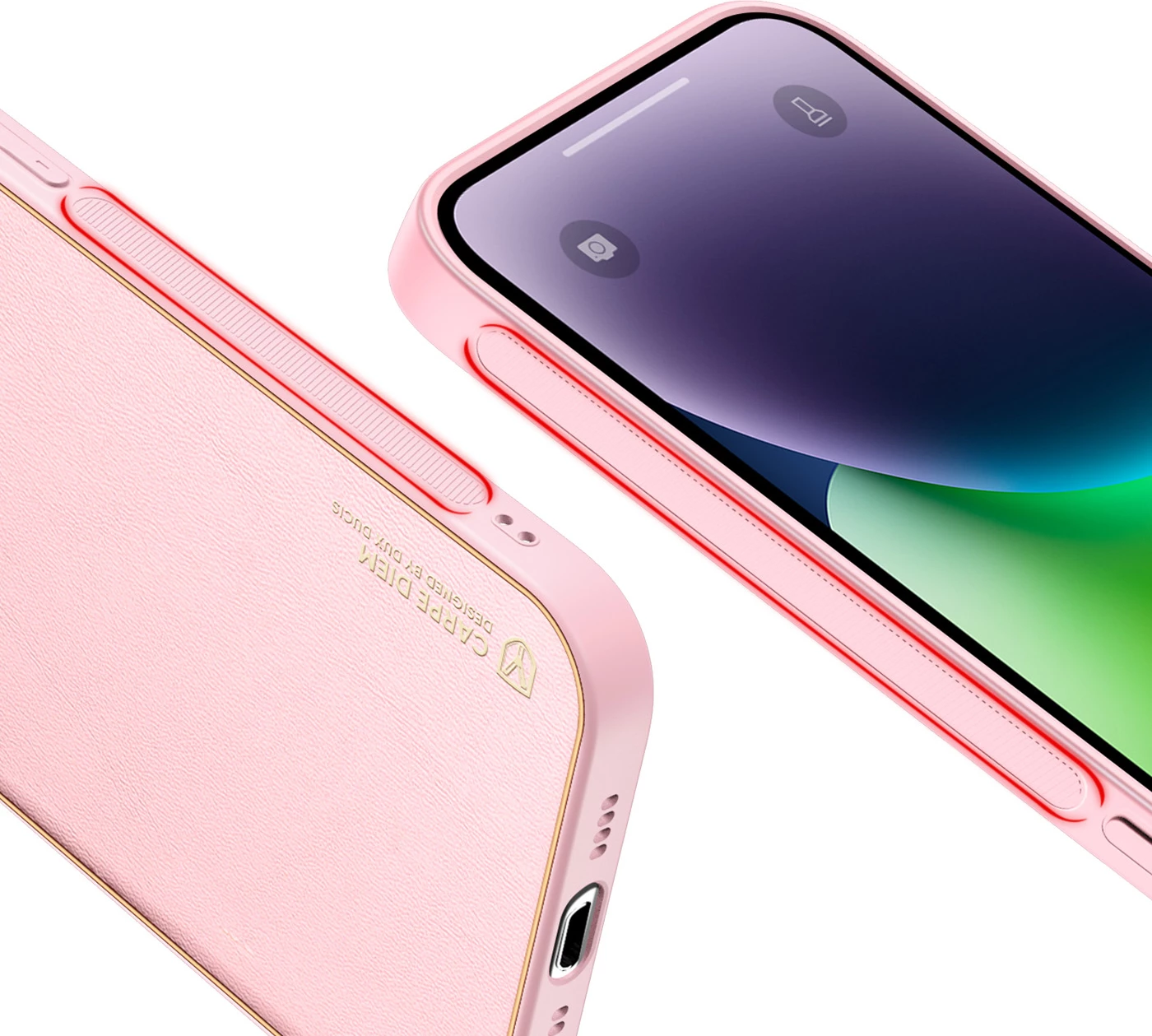 Mbështjellës Dux Ducis Yolo për iPhone 14 Plus, Rozë