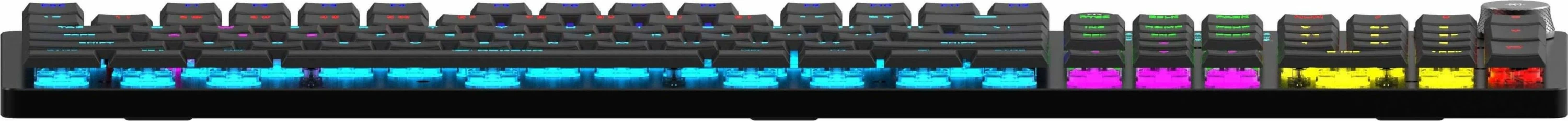 Tastierë mekanike gaming iBOX Aurora K-6 IKGMK6, low profile, KRGD Red Switch, RGB, wireless/USB-C, 100%, e zezë