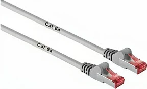 Kabllo rrjeti Goobay CAT6 patch S/FTP, 2m, RJ45, gri