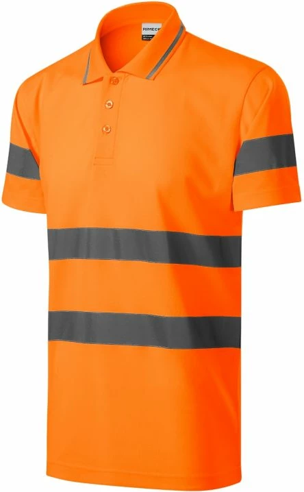 Fanellë polo për meshkuj Rimeck, portokalli fluoreskente