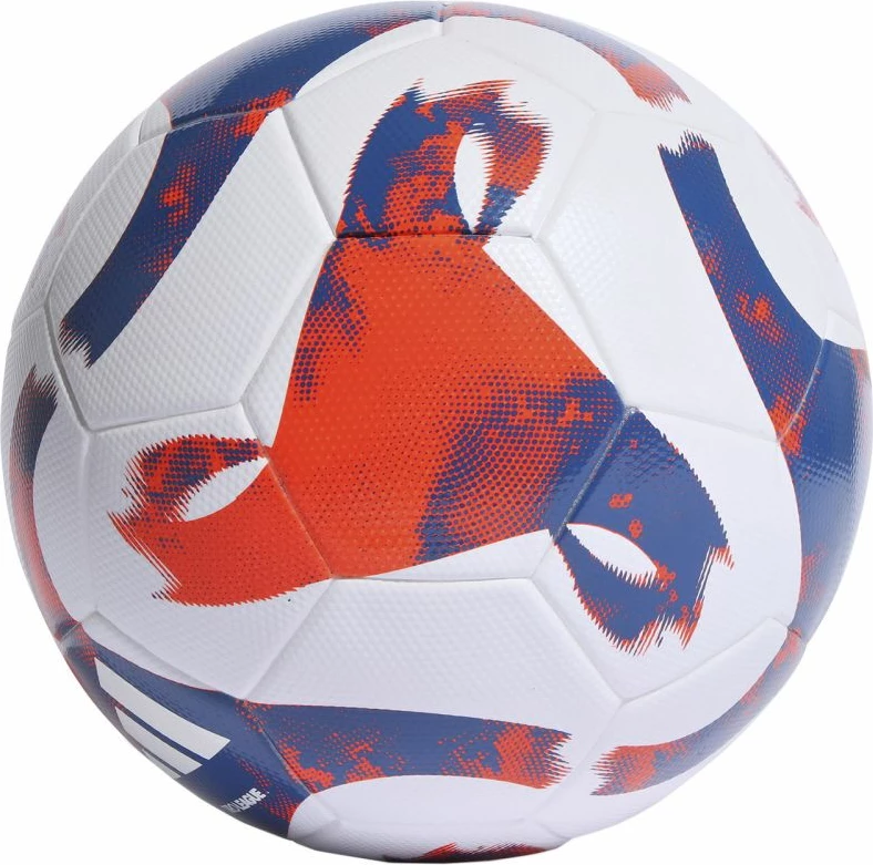 Top futbolli adidas për meshkuj, femra dhe fëmijë, i bardhë me të kuqe dhe blu [Madhësia: 4]