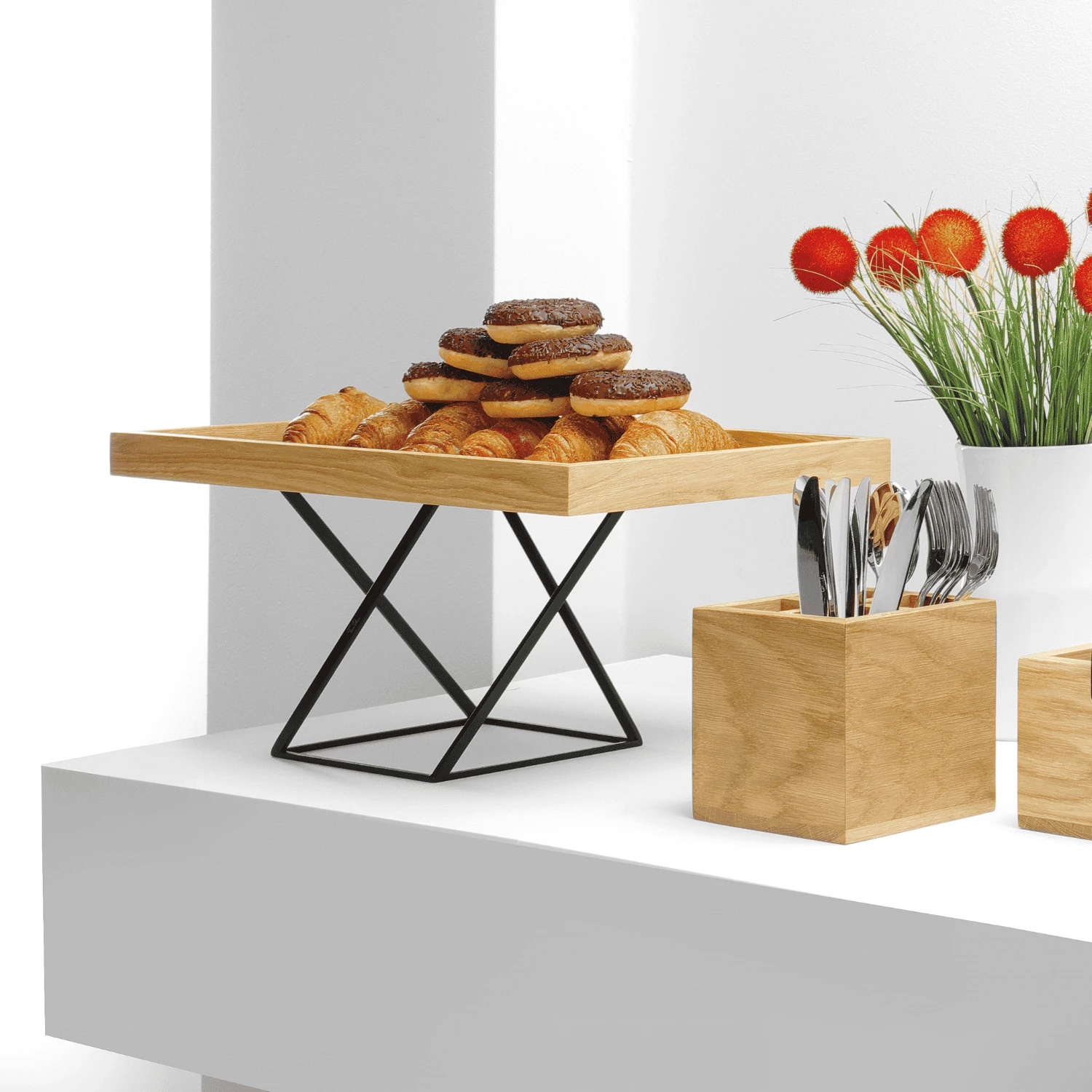 Tabaka shërbimi Fine Dine Madeira Black GN 1/1 530x325x40 mm, e zezë