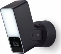 Kamerë IP sigurie Eve Outdoor Cam 1080p Wi‑Fi, IP55, 157°, vizion nate, audio dy‑drejtimësh, e zezë
