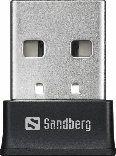 Kartelë rrjeti USB WiFi SANDBERG 133-91 Micro 650 Mbit/s Dual-Band USB 2.0, e zezë/argjendtë, 1 copë
