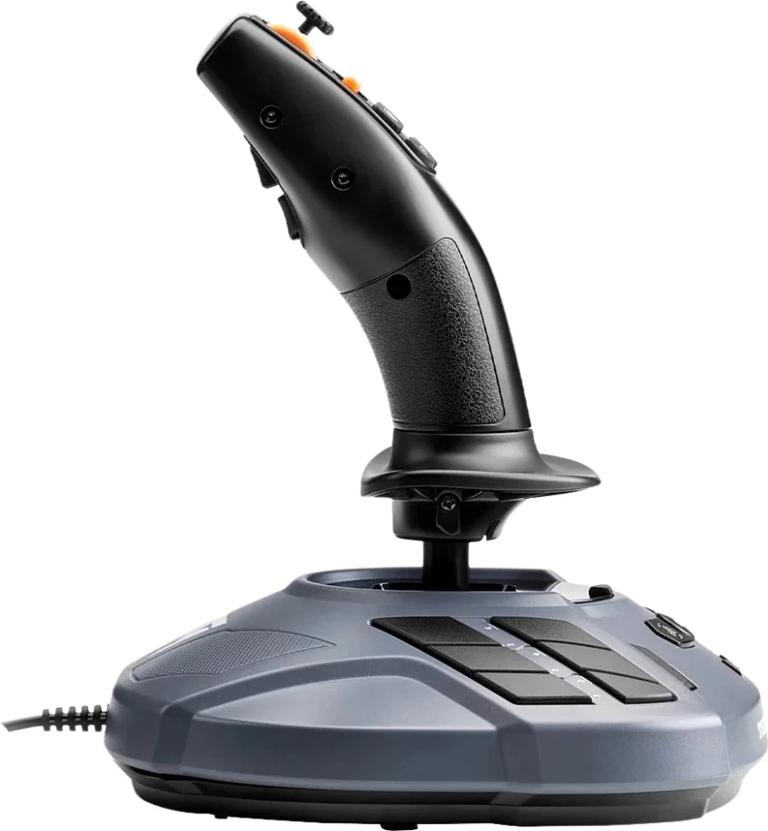 Joystick simulimi Thrustmaster SimTask FarmStick për Xbox/PC, 3 akse, 33 butona të programueshëm, levë throttle, gri/zi