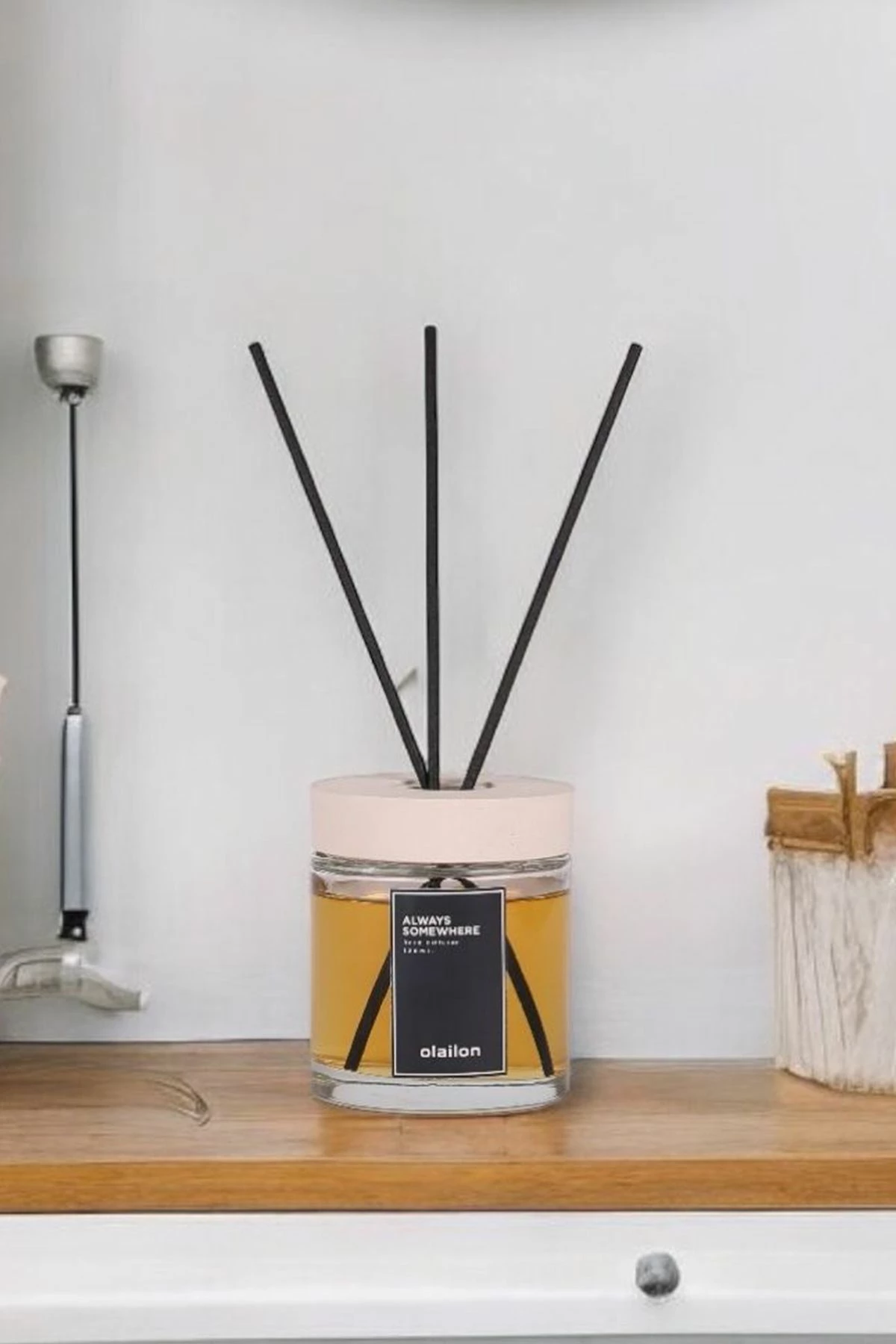 Shkopinj aromatizues, aromë mango, kapak betoni, ngjyrë bezhë, 120ml