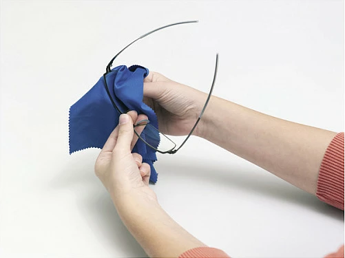 Leckë mikrofibre Durable TECHCLEAN Cloth 200x200 mm, blu