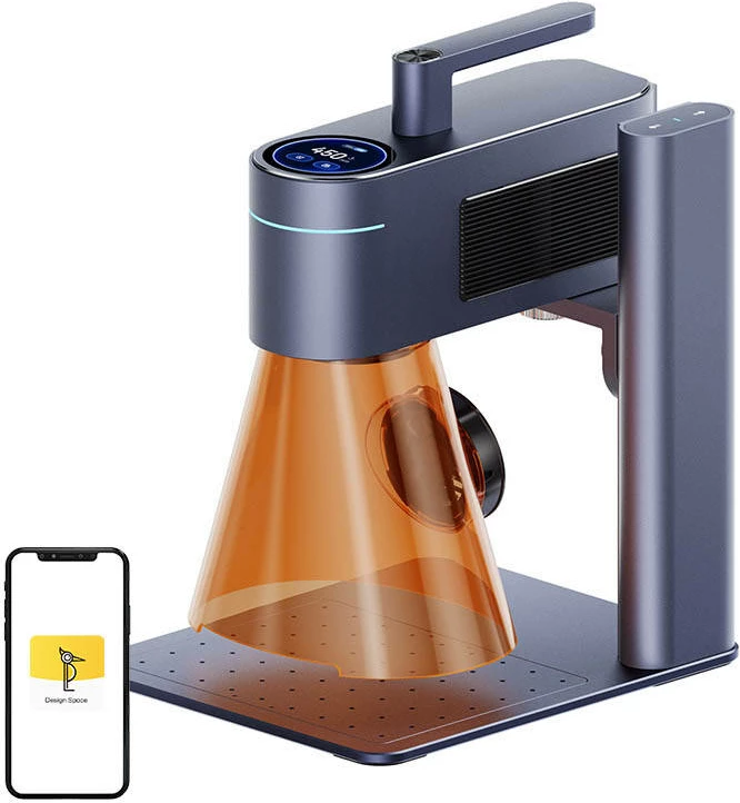 Pajisje gravimi me lazer LaserPecker LP4 Deluxe, 12W, dy lazerë, hapësirë pune 160x300mm, Bluetooth