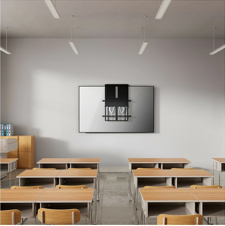 Mbajtëse muri për TV Equip 55"-86", Up-Down, 1 ekran, 65 kg, e zezë