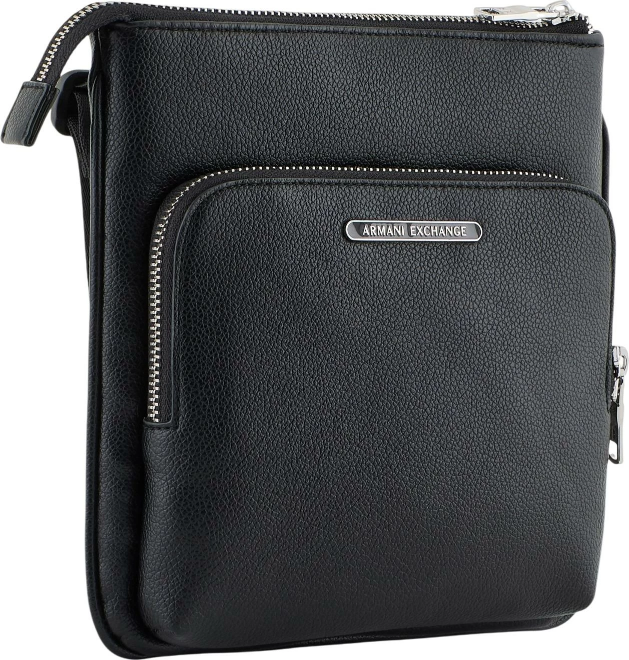 Çantë crossbody për meshkuj Armani Exchange XM000846 AF12134, e zezë