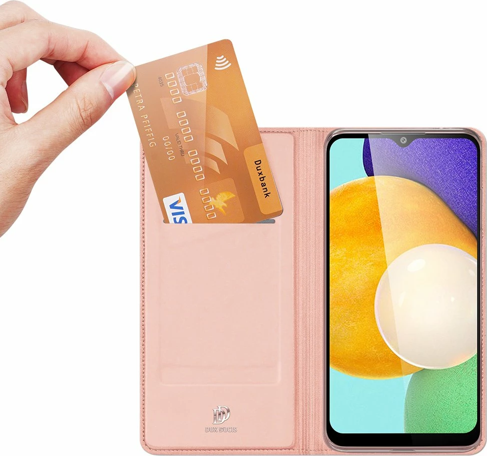 Mbështjellës Dux Ducis Skin Pro për Samsung Galaxy A03s, rozë