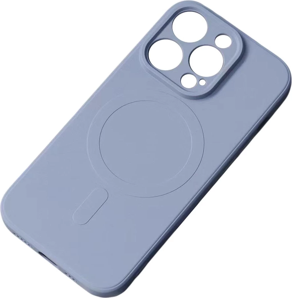 Mbështjellës silikoni Hurtel për Samsung Galaxy A56 5G, MagSafe, Gri