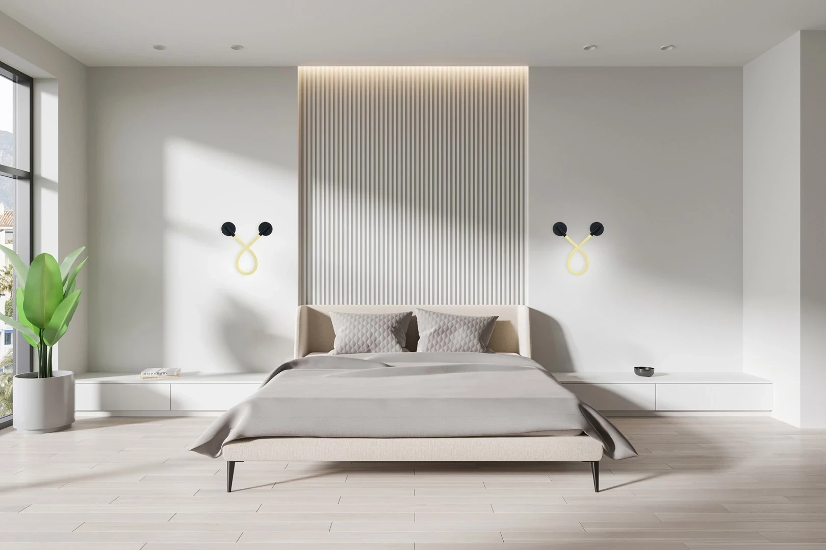 Dritë muri LED Activejet AJE-LIVIO WW, e zezë