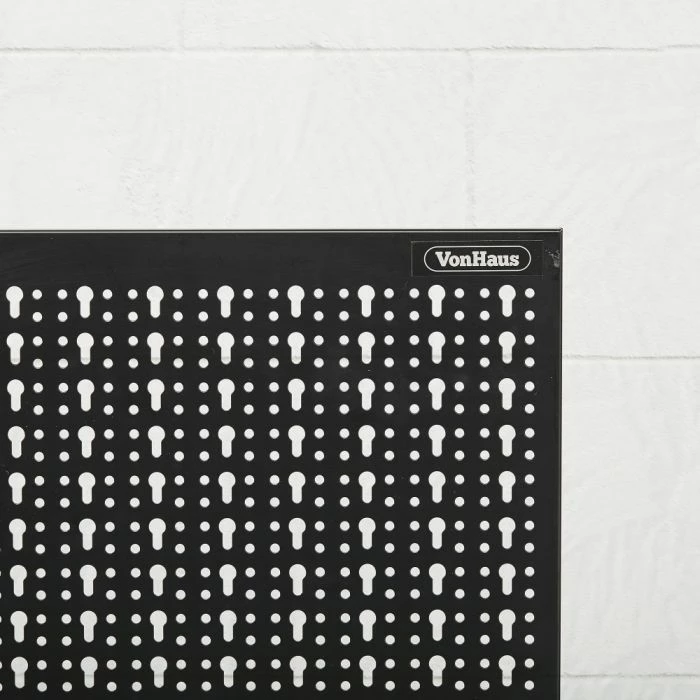 panel veglash çeliku VONHAUS 3500080, 40×60 cm, set 45 copë, e zezë