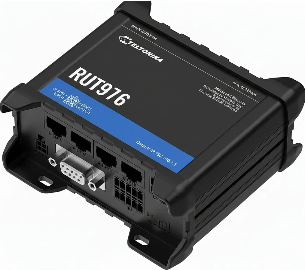 Router Teltonika RUT976, 5G RedCap, eSIM