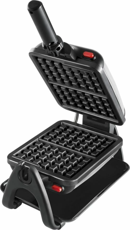 Aparat për vafla belge Tefal WM756D 1200W, rrotullues, 2 vafla, argjend