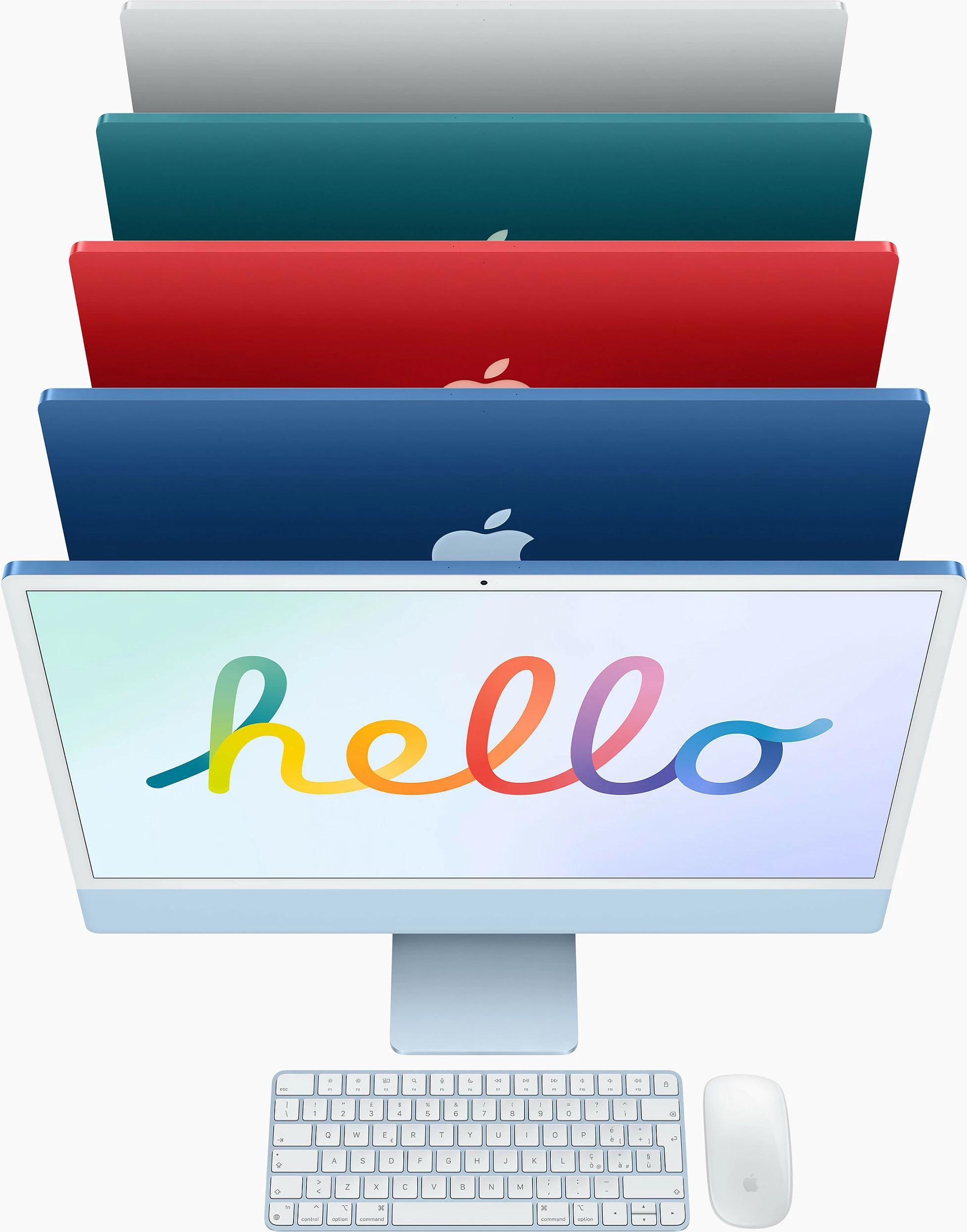 Kompjuter Apple iMac 24" M1, 8GB RAM, 256GB SSD, 4.5K, rozë