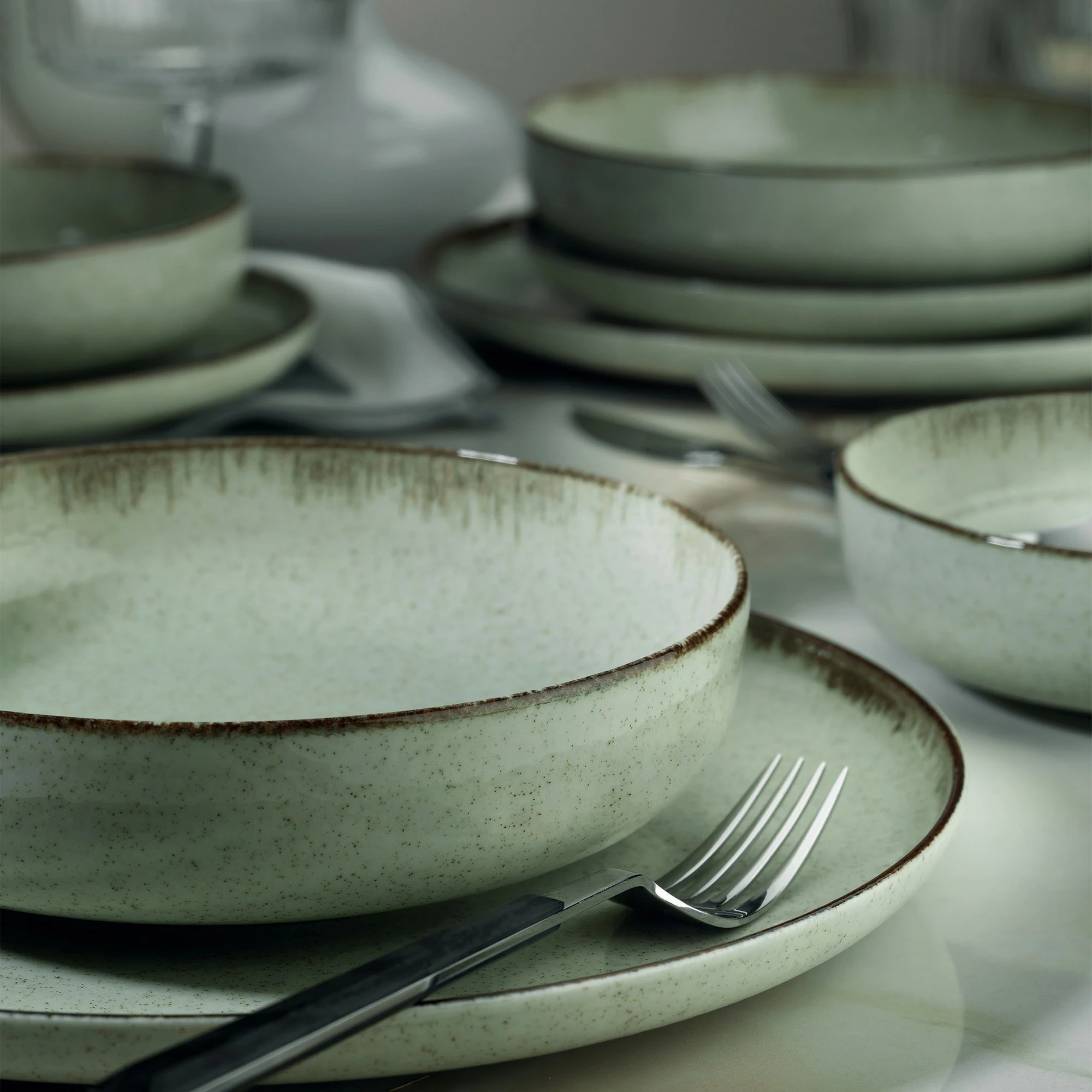 Set enësh për drekë (24 copë), Hermia, MOD24Y2730P03