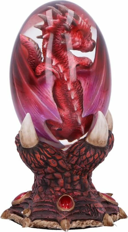Figurinë koleksionuese NEMESIS NOW Elemental Dragonlings Fire, 12 cm, e kuqe, me kuti dhurate
