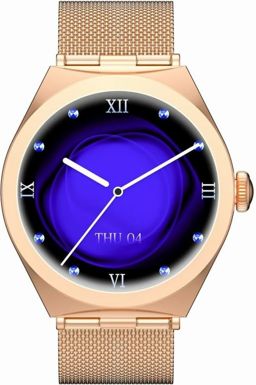 Smartwatch Gravity për femra, rozë gold