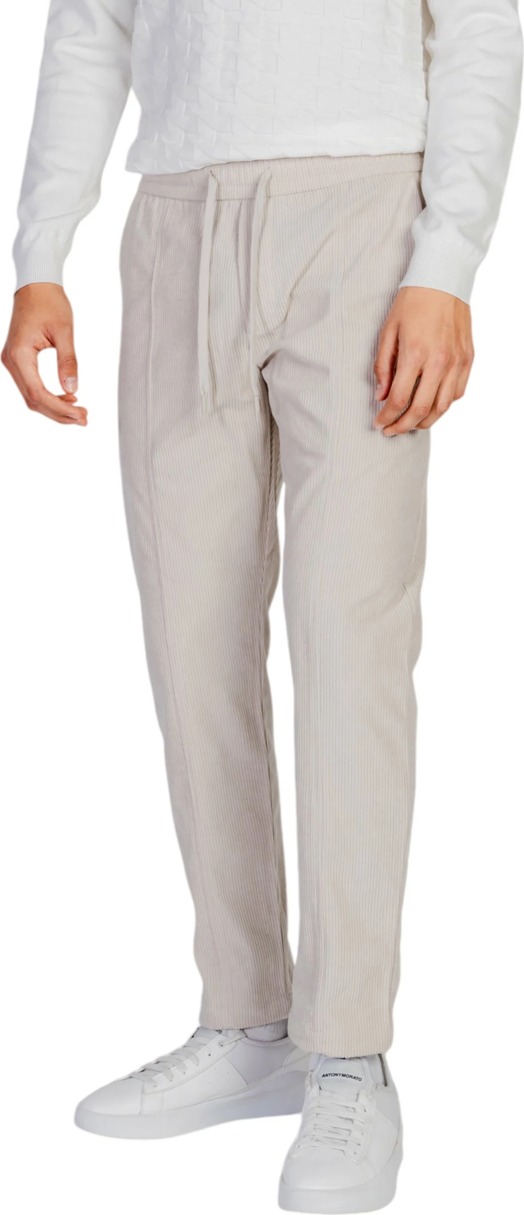 Pantallona për meshkuj Antony Morato KNIT CORDUROY MMTR00725-FA300025, bezhë e çelët [Madhësia: W38]