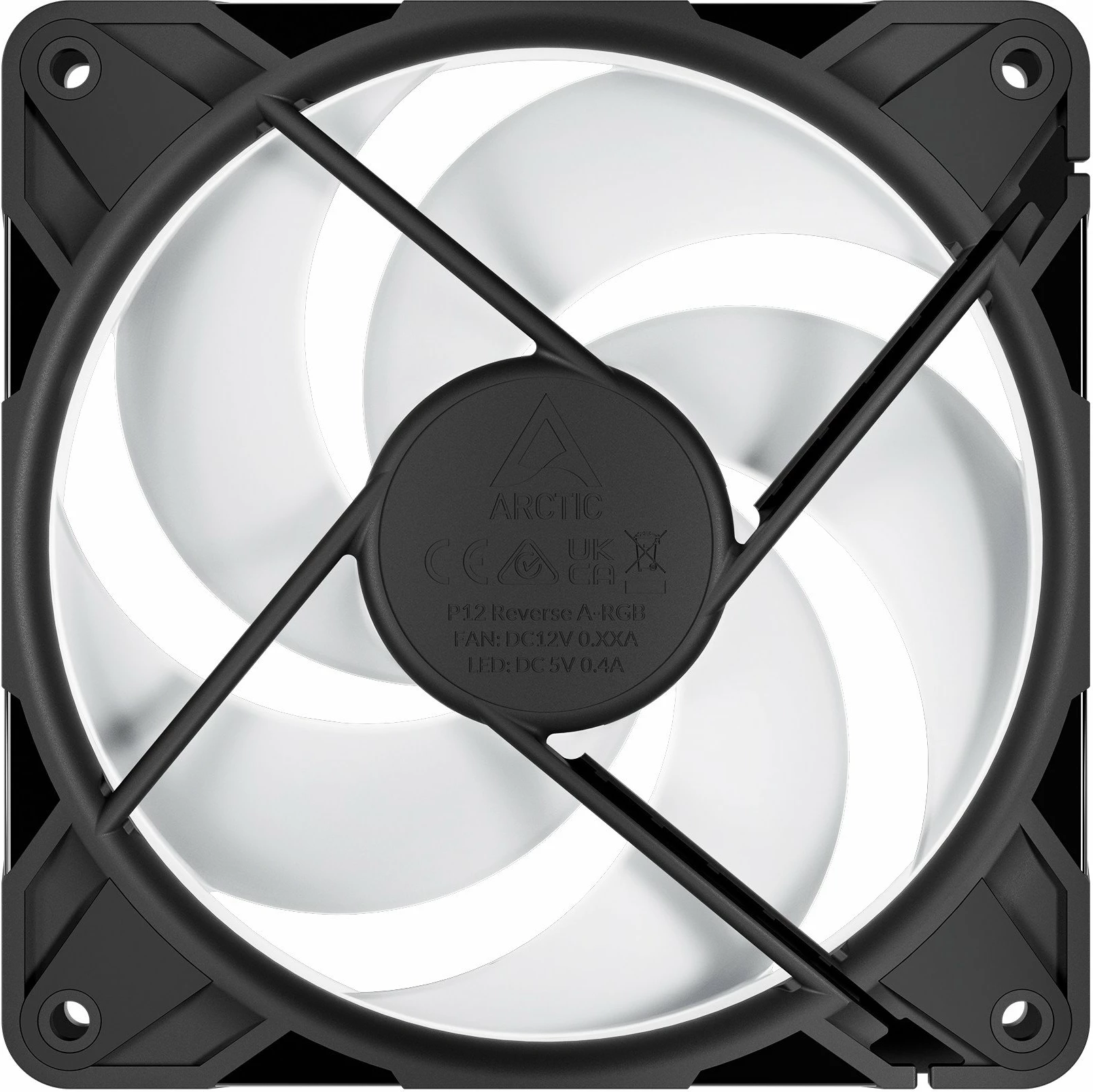 Ventilator PC Arctic P12 Pro Reverse A-RGB 120mm PWM PST ACFAN00322A, i zi