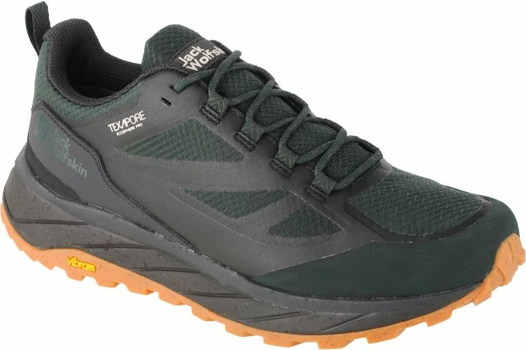 Atlete për meshkuj Jack Wolfskin, të zeza dhe të gjelbra [Madhësia: 42.5]
