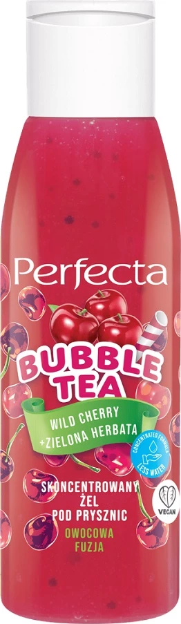 Xhel dushi për femra Perfecta Bubble Tea Wild Cherry + Green Tea, 100ml