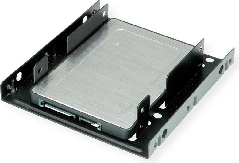 Adapter montimi HDD/SSD ROLINE 16.01.3008, 2.5" në 3.5", metal, i zi