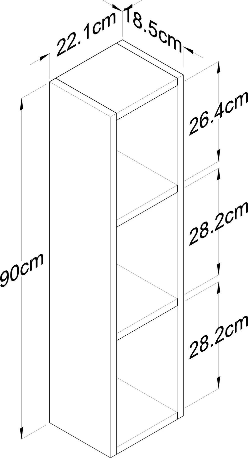 Raft muri Hanah Home, E3 - 224, ngjyrë arre