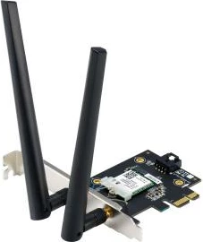 kartë rrjeti Wi‑Fi 7, ASUS PCE-BE6500 (90IG09G0-MO0B00), PCI-Express x1, deri 2.8 Gbps, Bluetooth 5.4, me dy antena