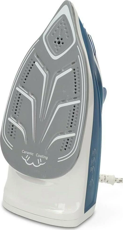 Hekur me avull Nedis IRON500, 2000W, pllaka qeramike, blu